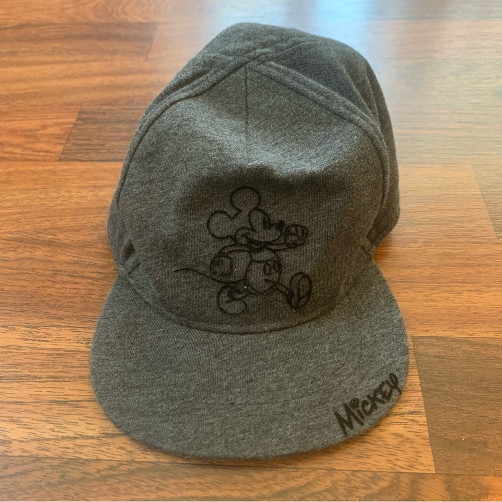 H&M Disney Mickey Mouse Baseball Cap  Baby Boy 9-12 Months Gray Small Child Hat